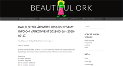 Desktop Screenshot of beautifulork.se
