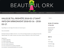 Tablet Screenshot of beautifulork.se